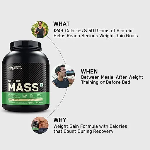 ON Serious Mass | High Protein Muscle Building & Weight Gain Formula