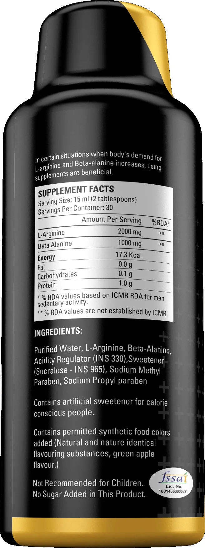 Gibbon B Arginine Amplify Nitric Oxide | Liquid 450 Ml | 30 servings