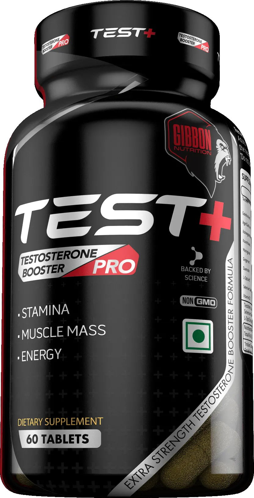 Gibbon Test + | Testosterone Booster, 60 Tablets