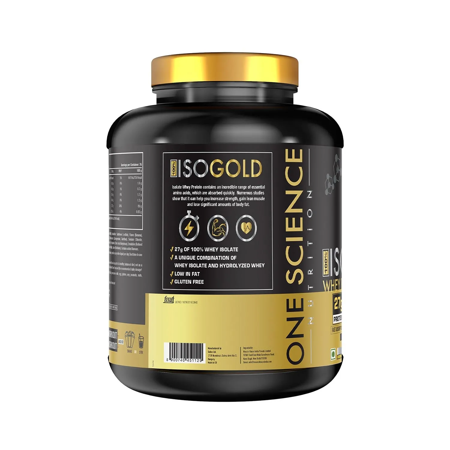 One Science Nutrition (OSN) 100% ISO Gold Whey Protein Isolate